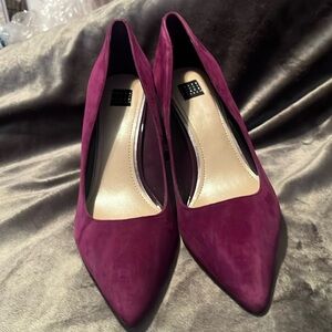 White House Black Market Purple Heels